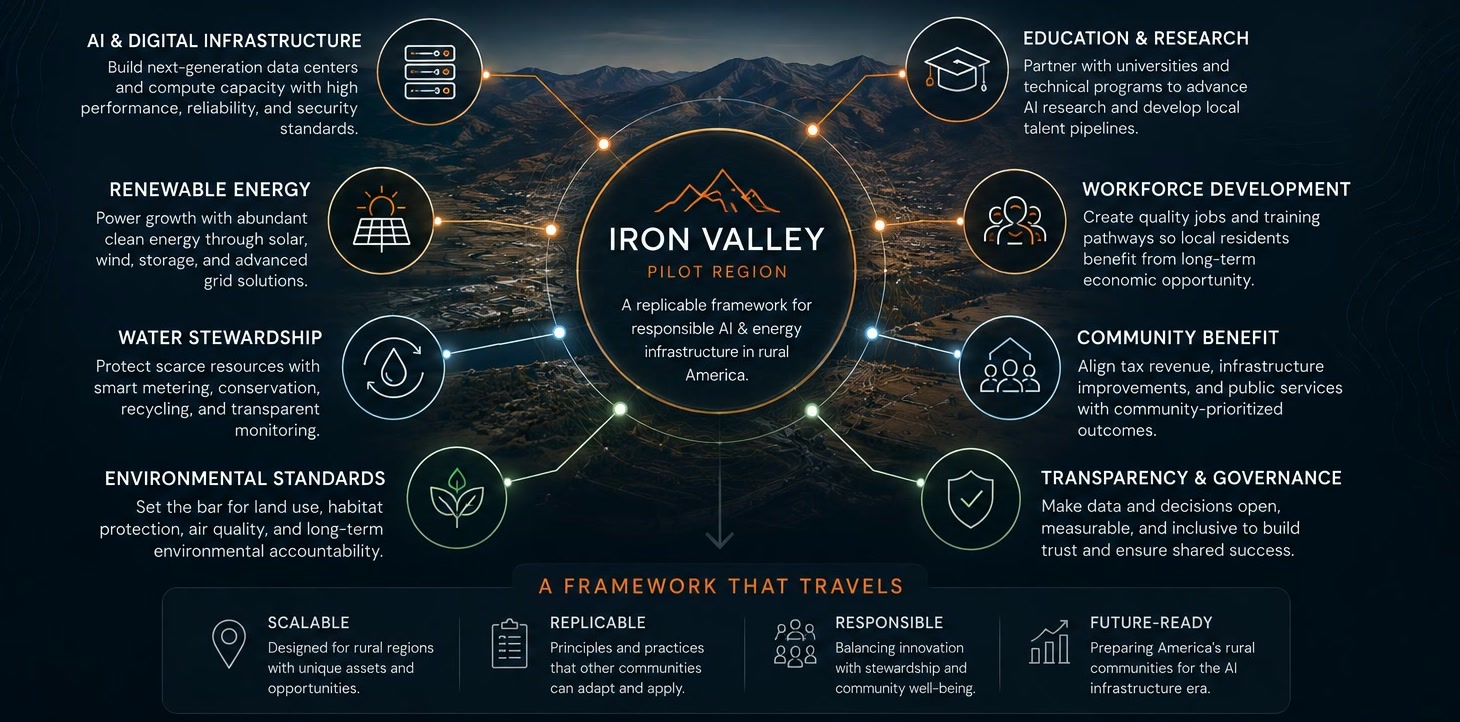 Iron Valley pilot framework infographic